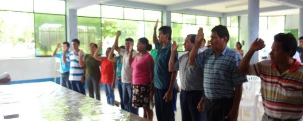 Juramentó la Primera Ronda Campesina Ecológica de San Martín integrada por concesionarios para conservación